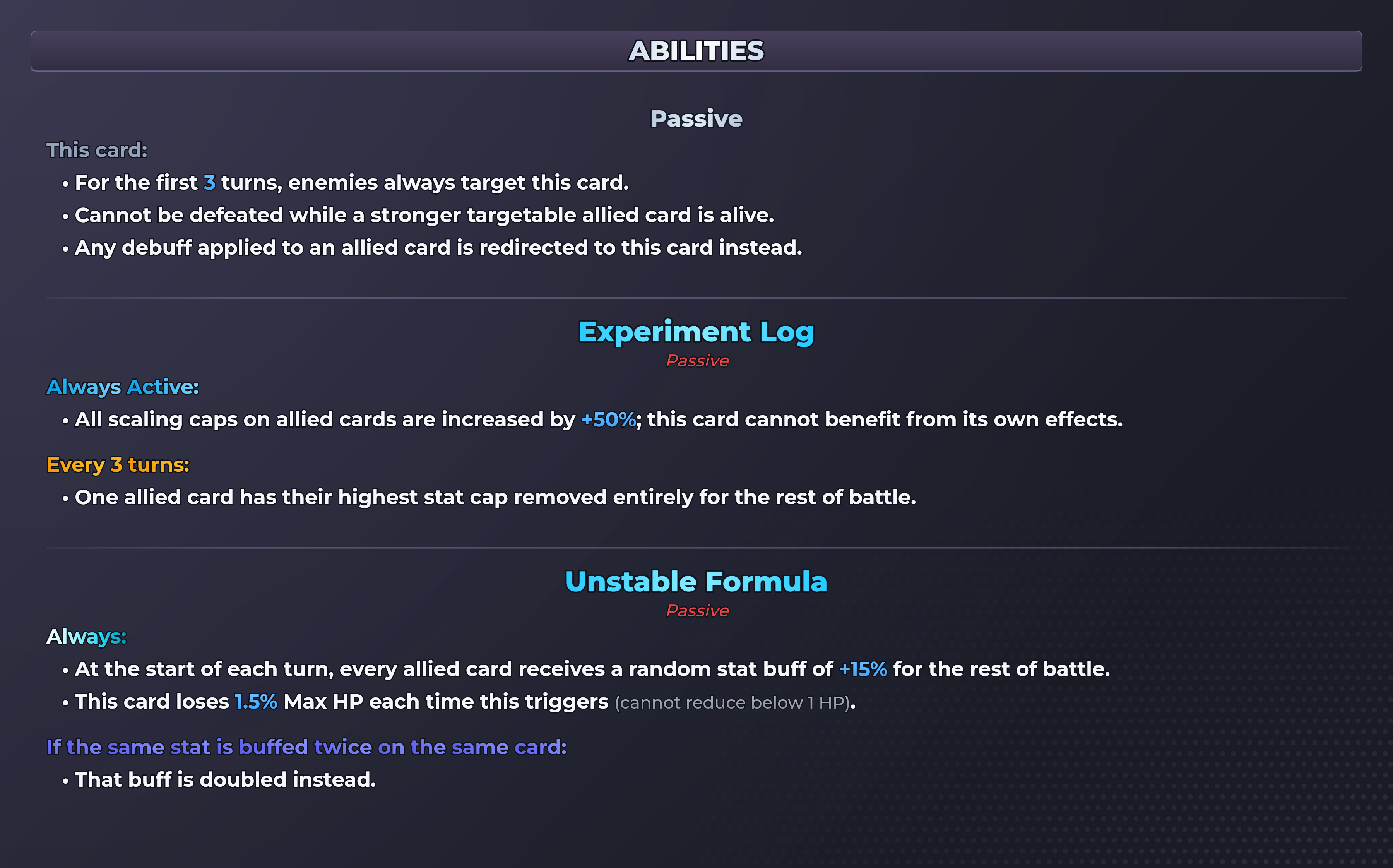 Agnes (Scientist) abilities