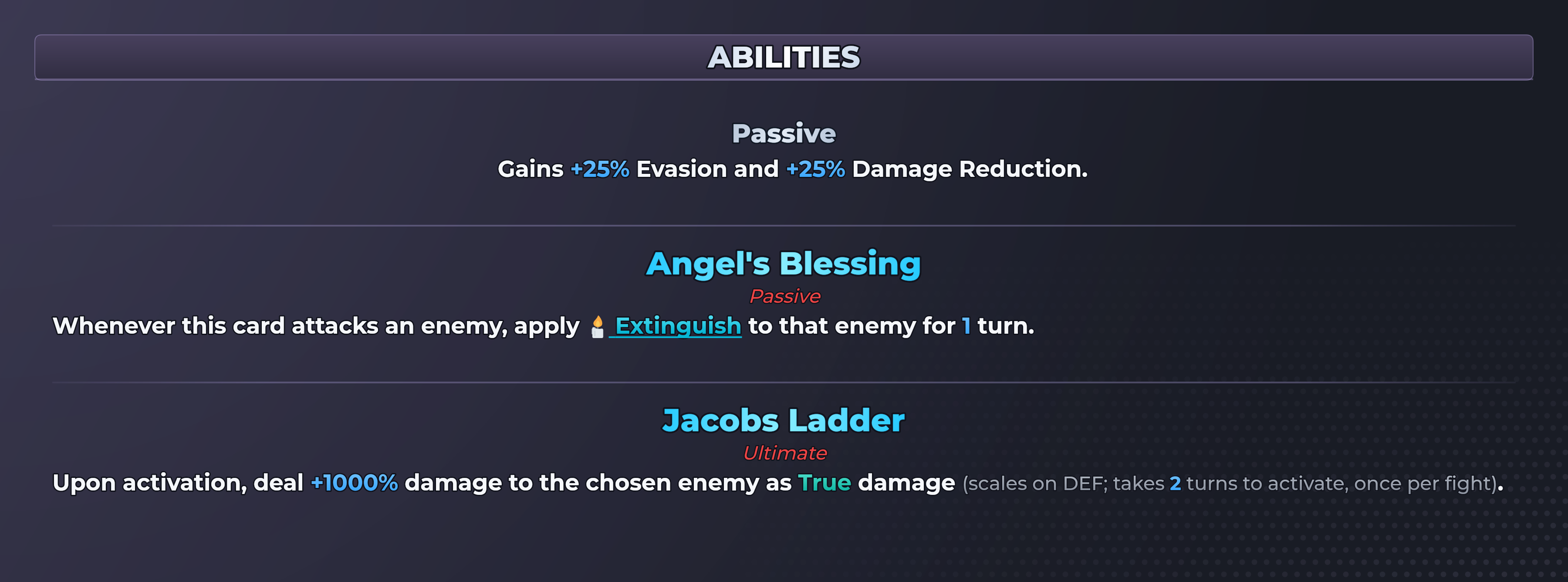 Angel abilities