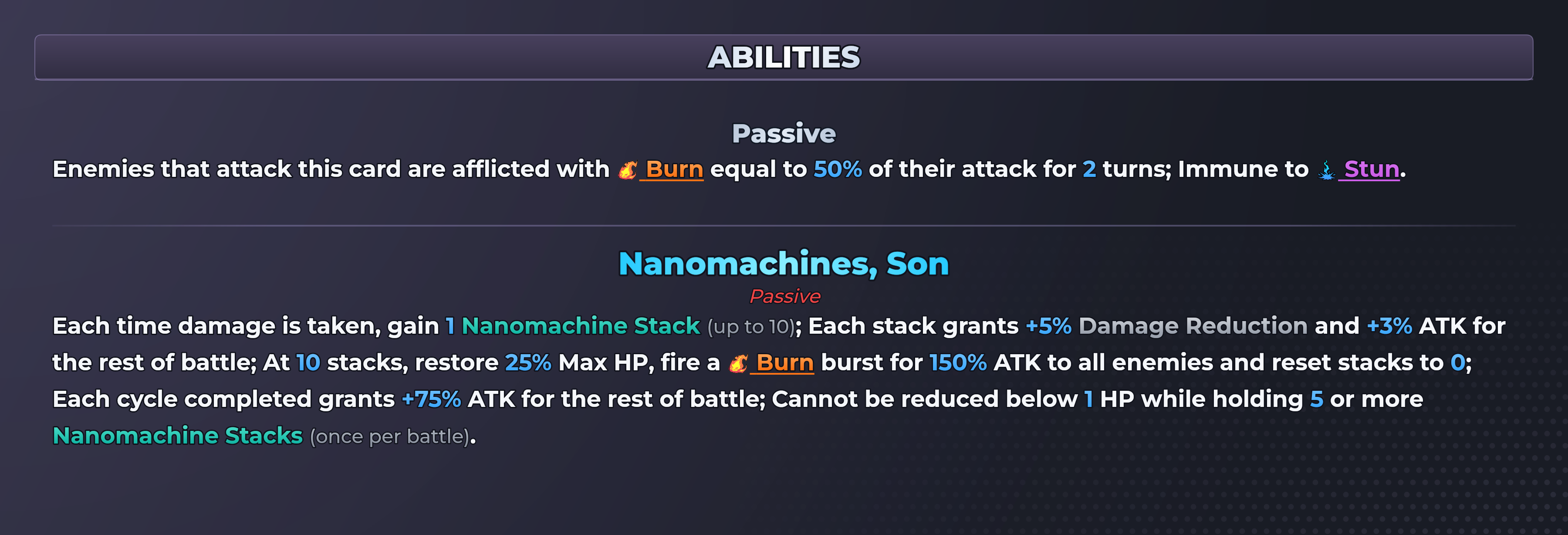 Senator Armstrong abilities