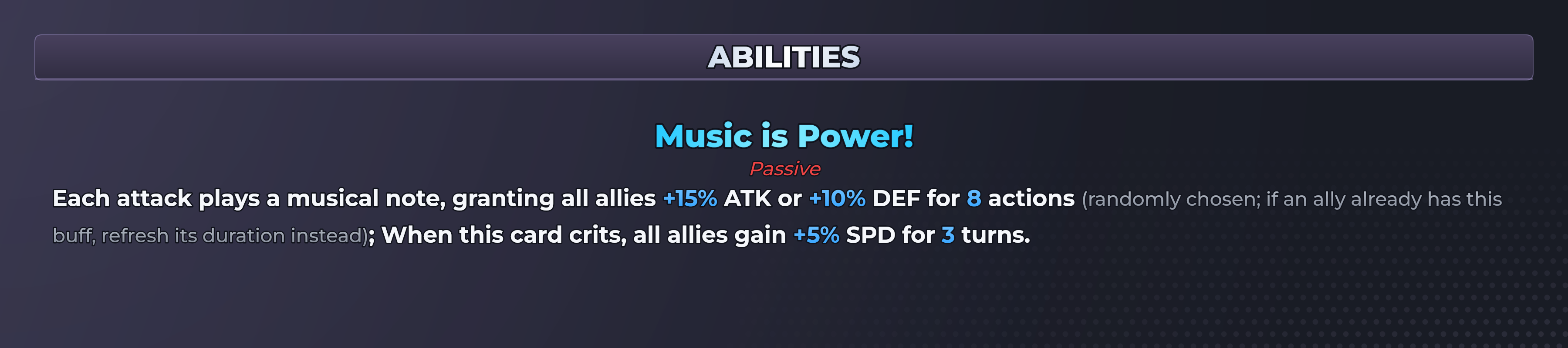 Brook abilities