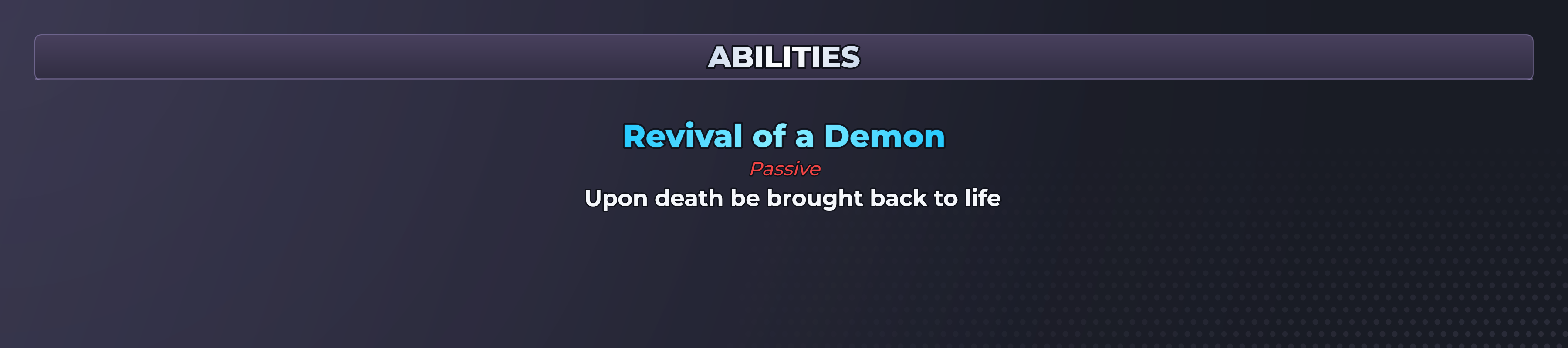 Buu abilities