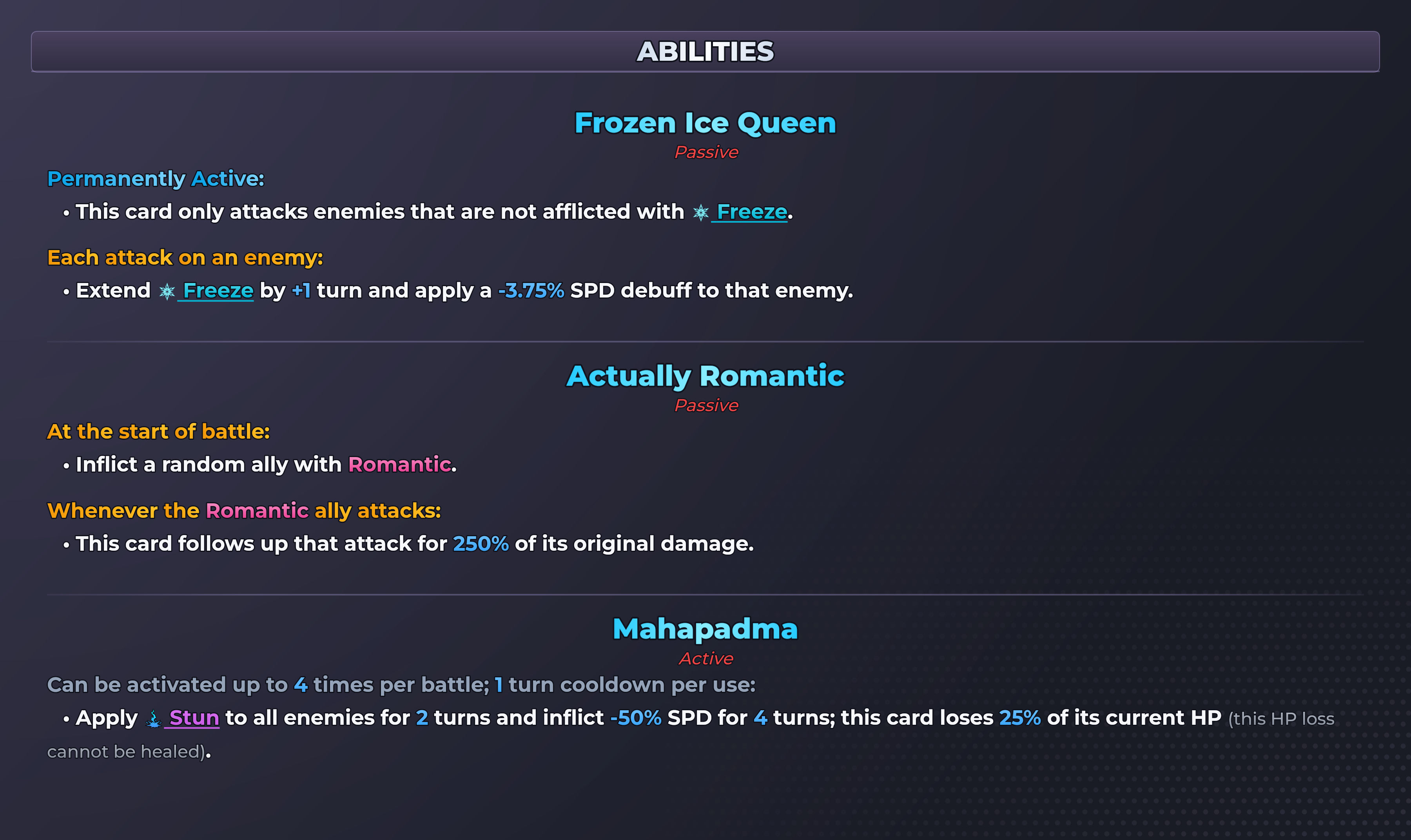Esdeath abilities