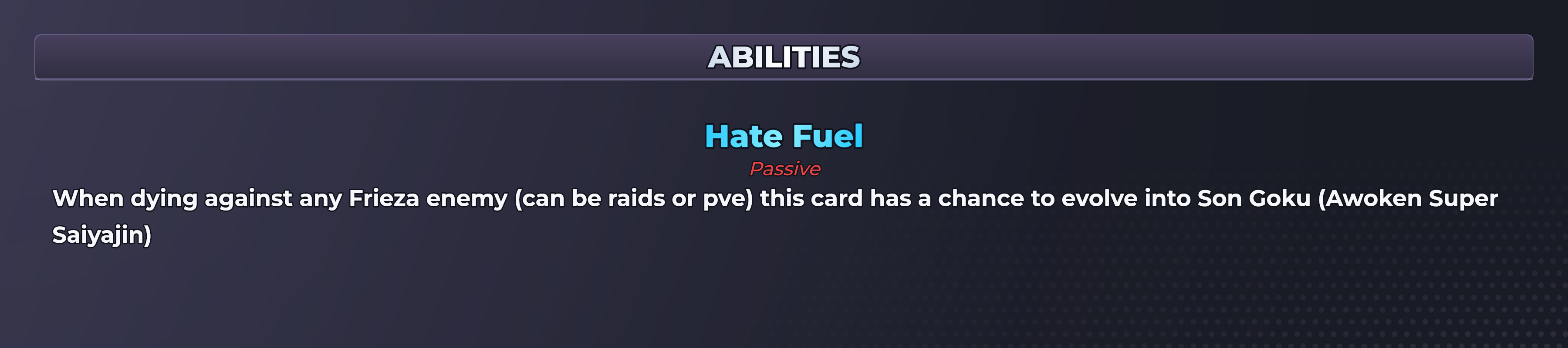 Goku abilities