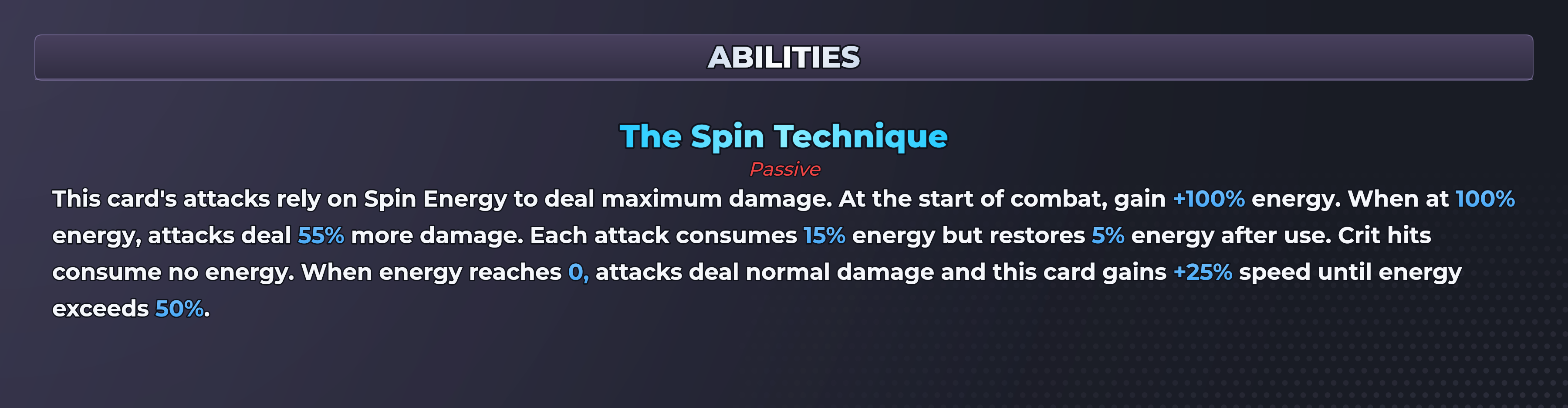 Gyro abilities
