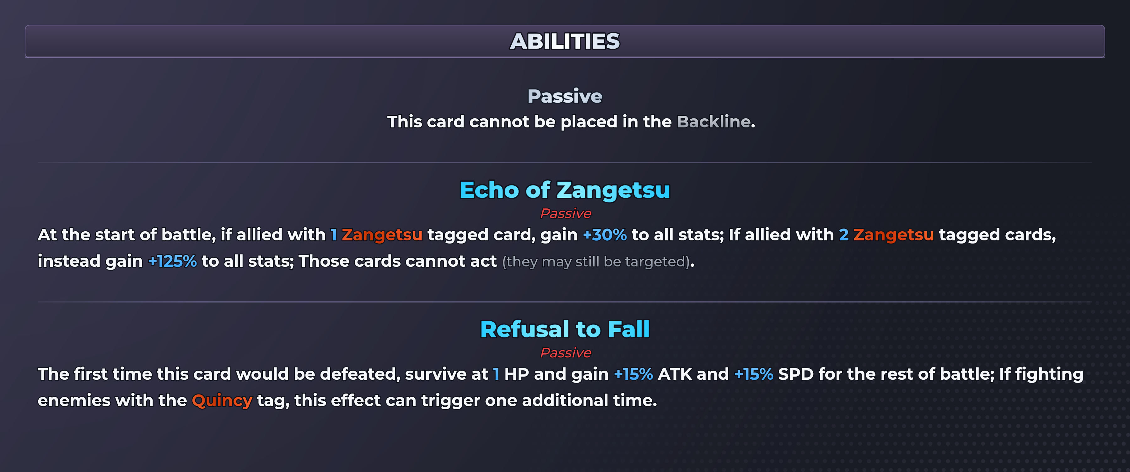 Ichigo (Awakening) abilities