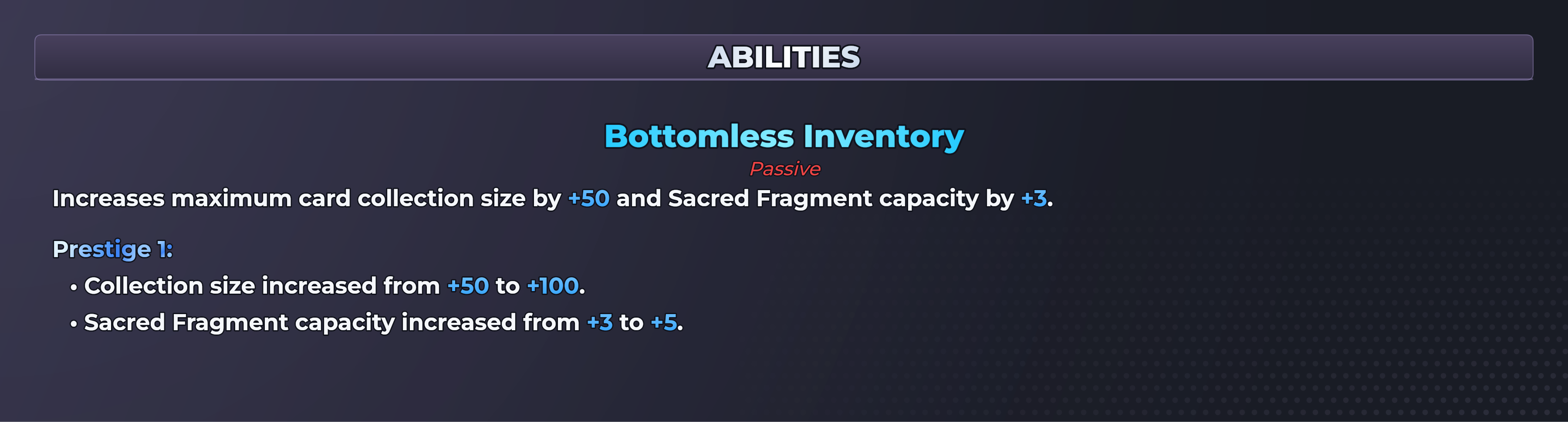 Inventory Curse abilities