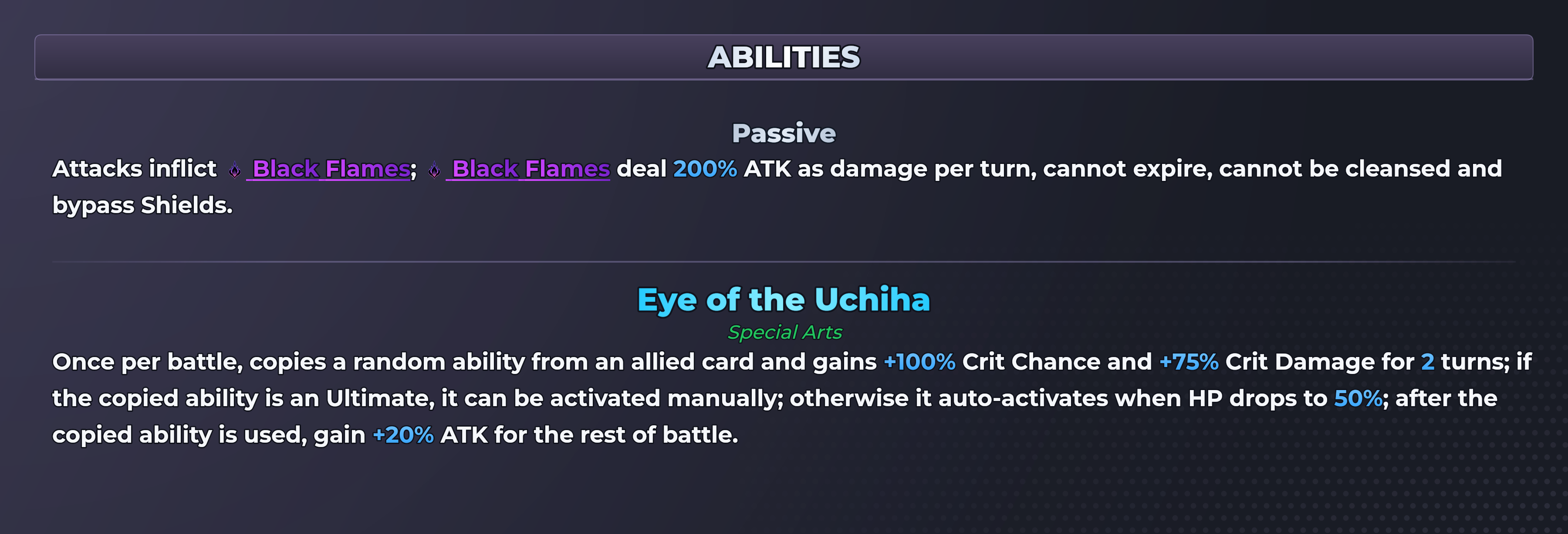 Itachi Uchiha abilities