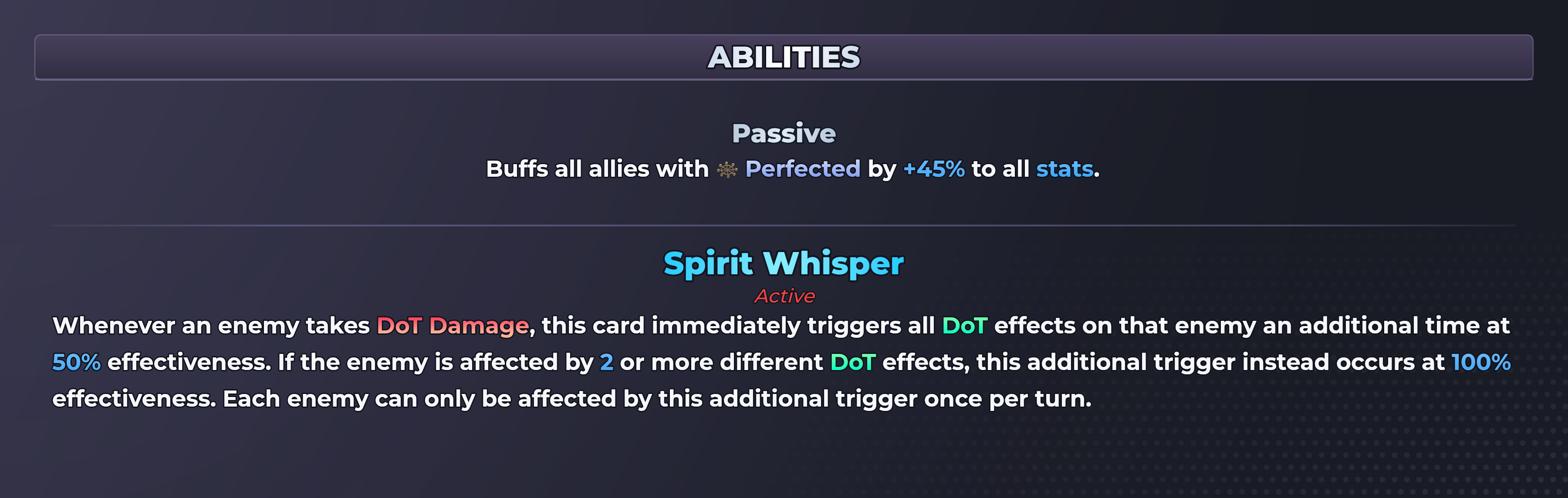 Kafka abilities