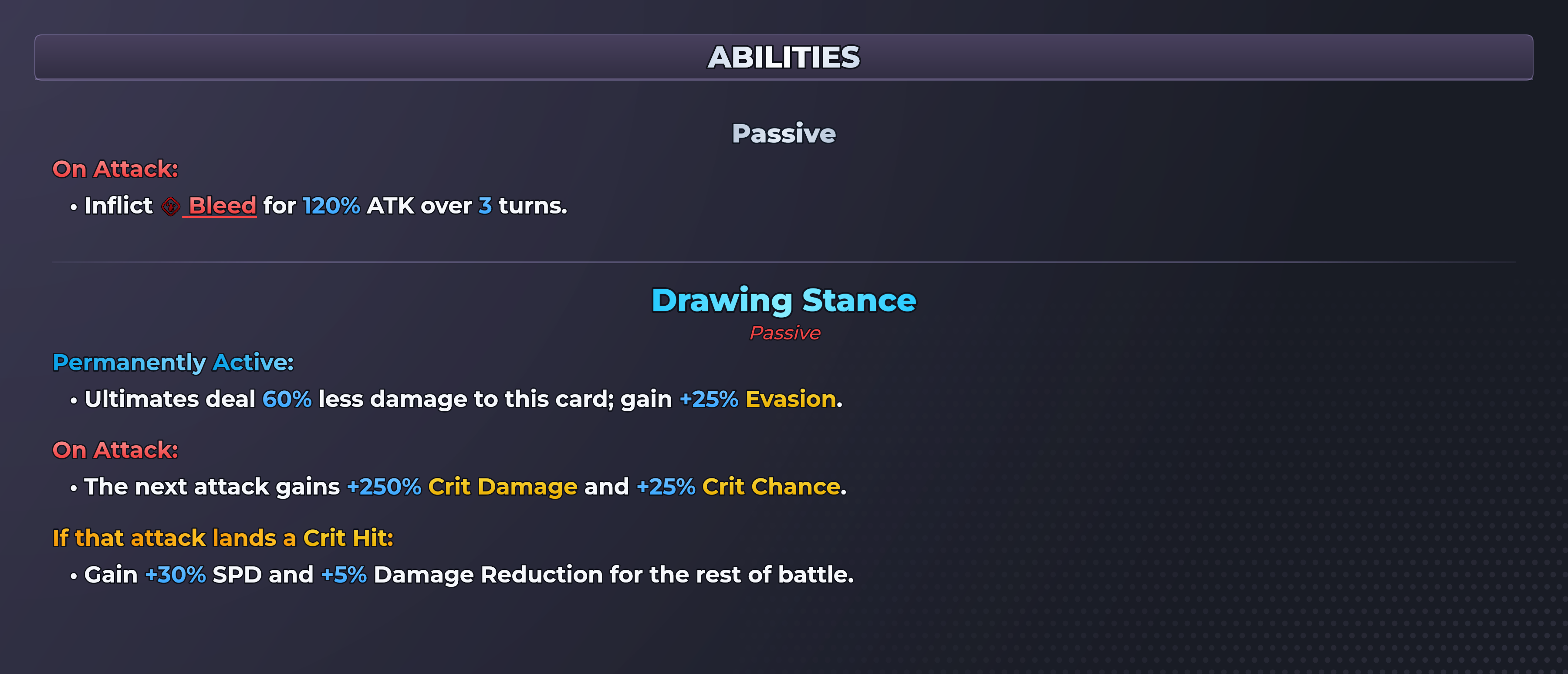 Kusakabe abilities