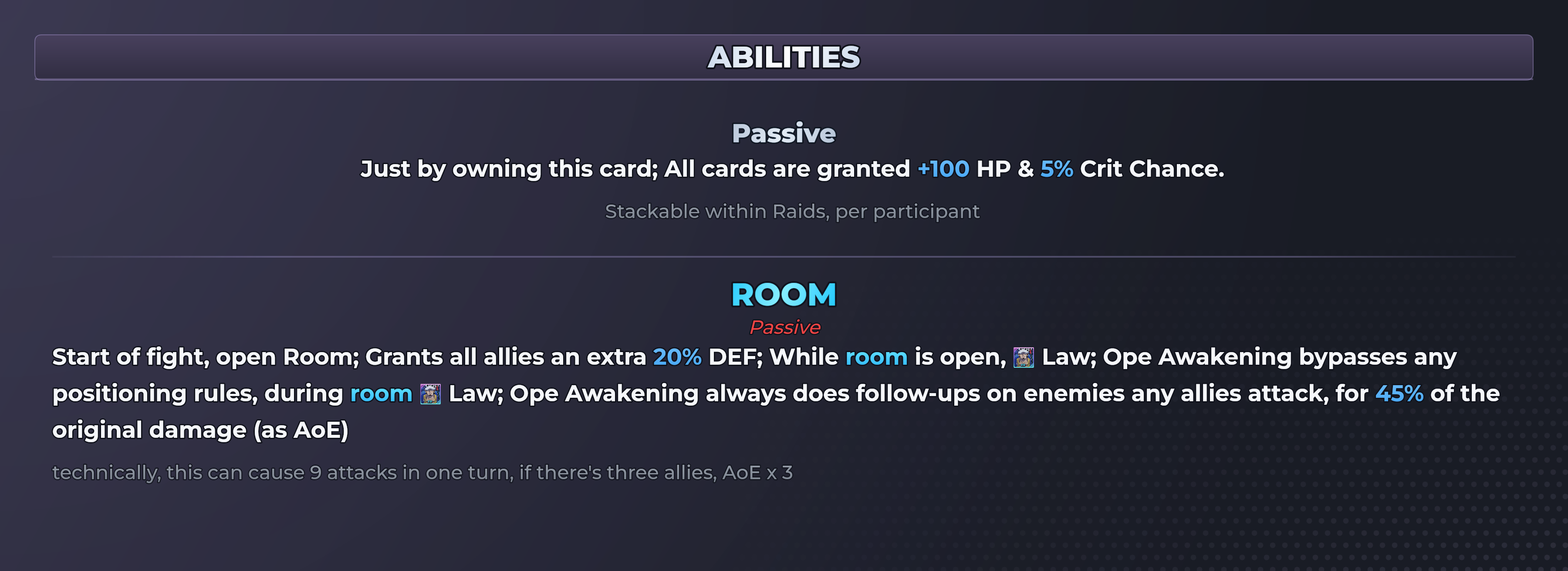 Law abilities