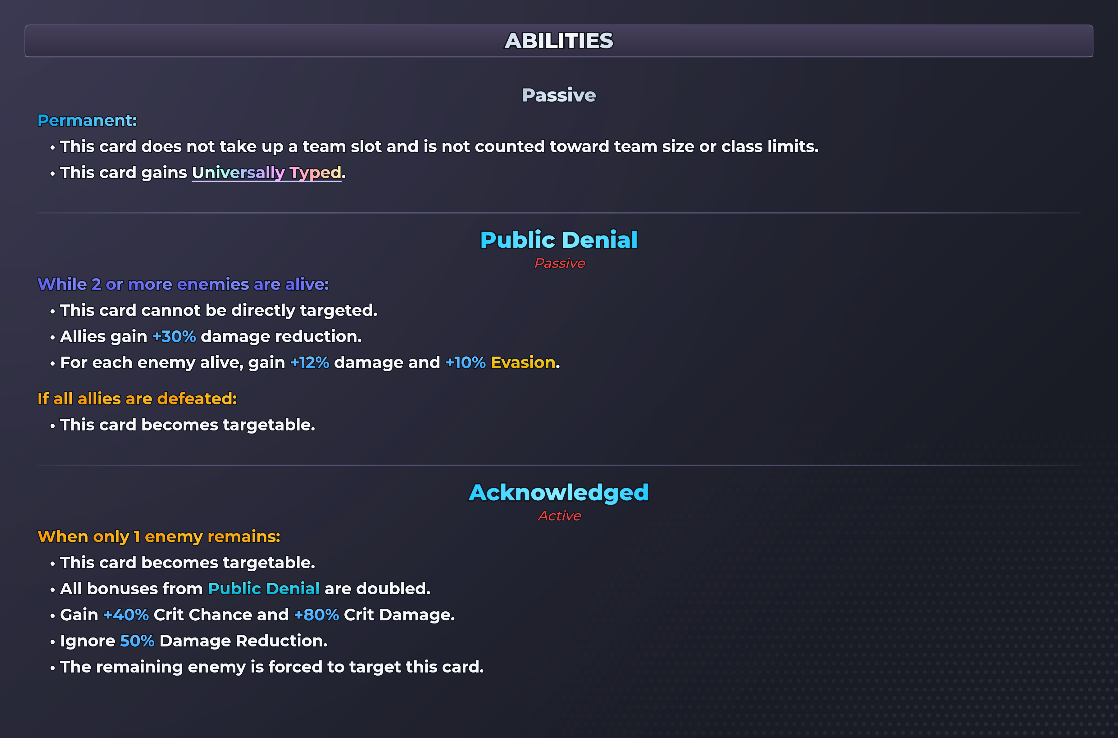 Sakurajima (Syndrome) abilities