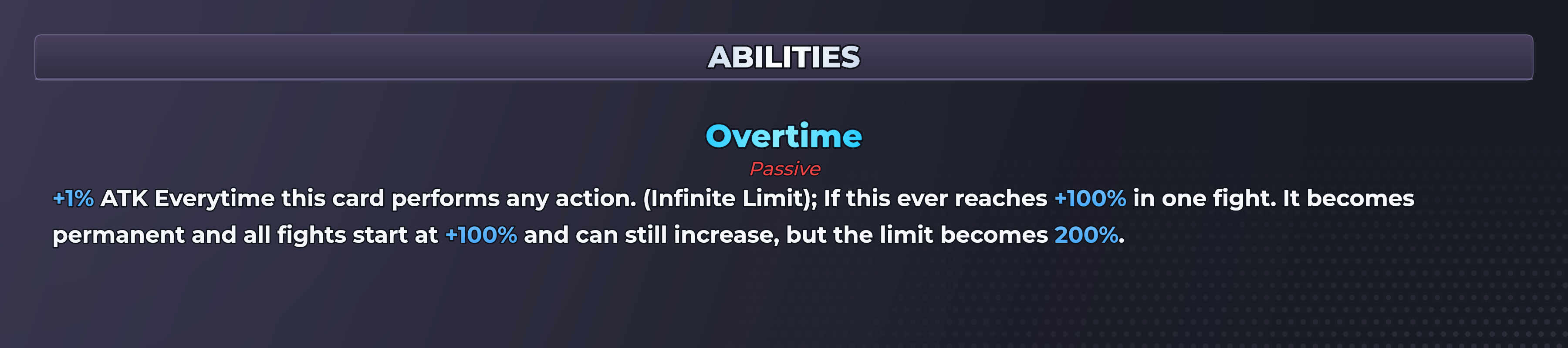 Nanami abilities
