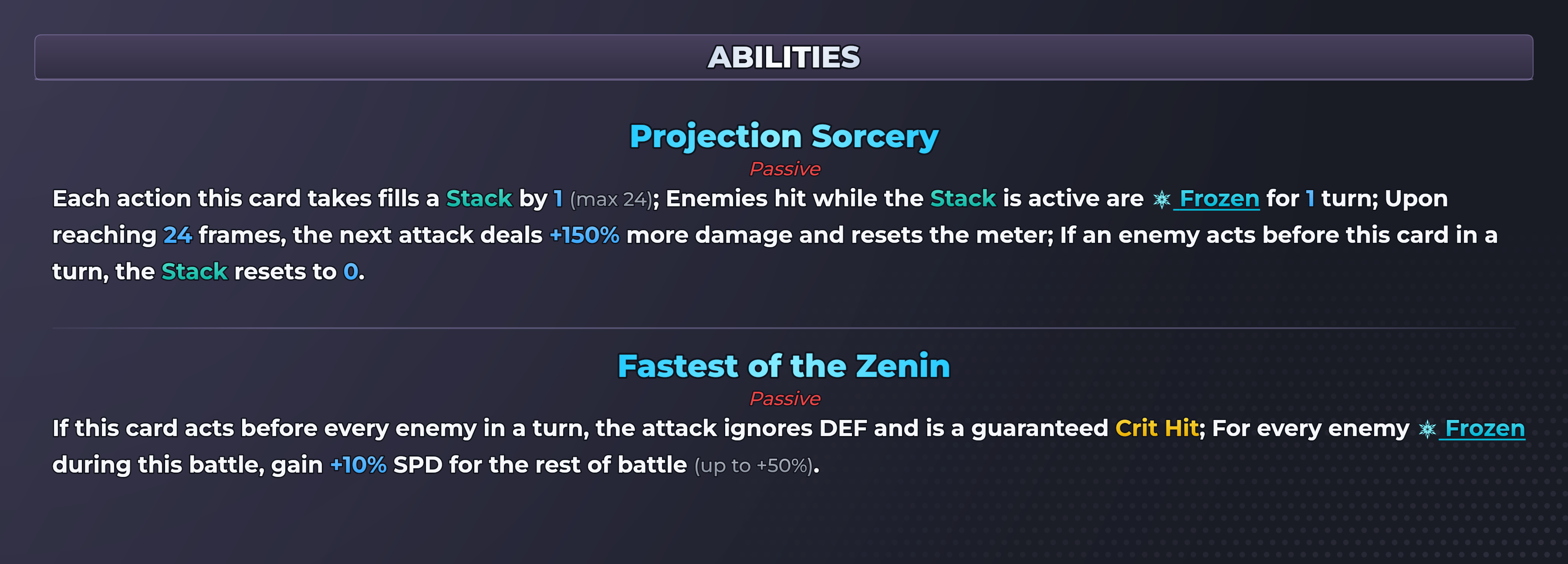 Naobito (Projection) abilities