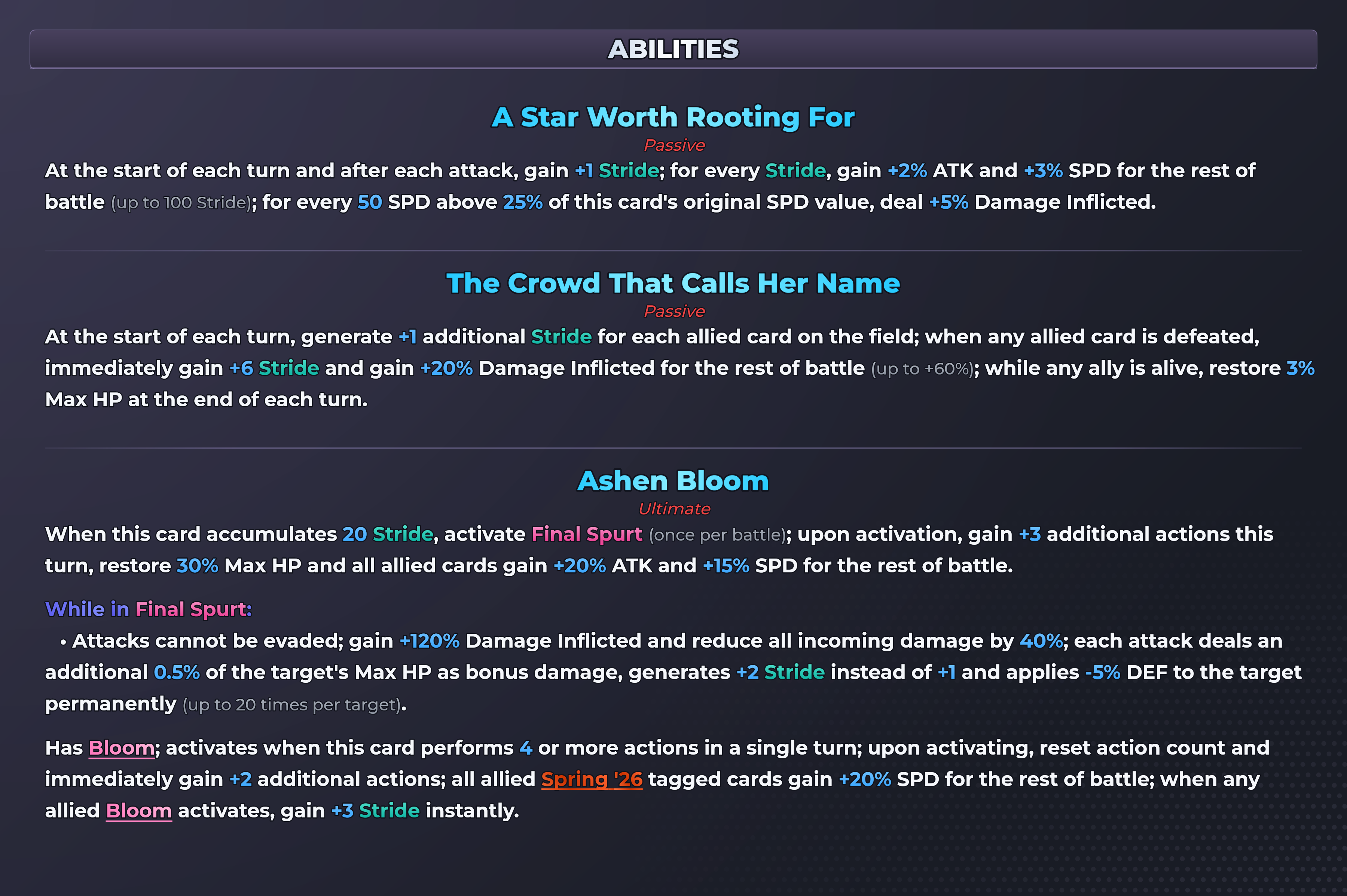 Oguri (Anshen Beast) abilities