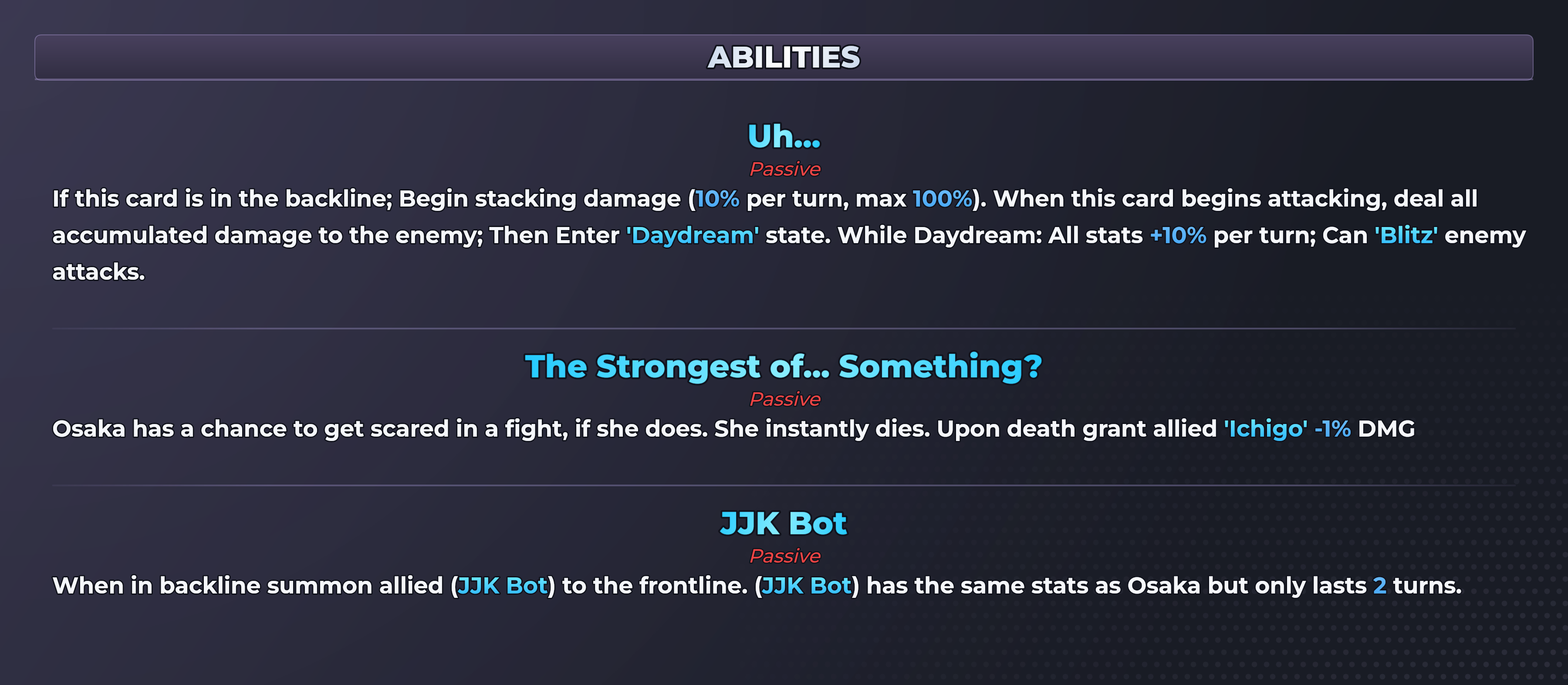Osaka abilities