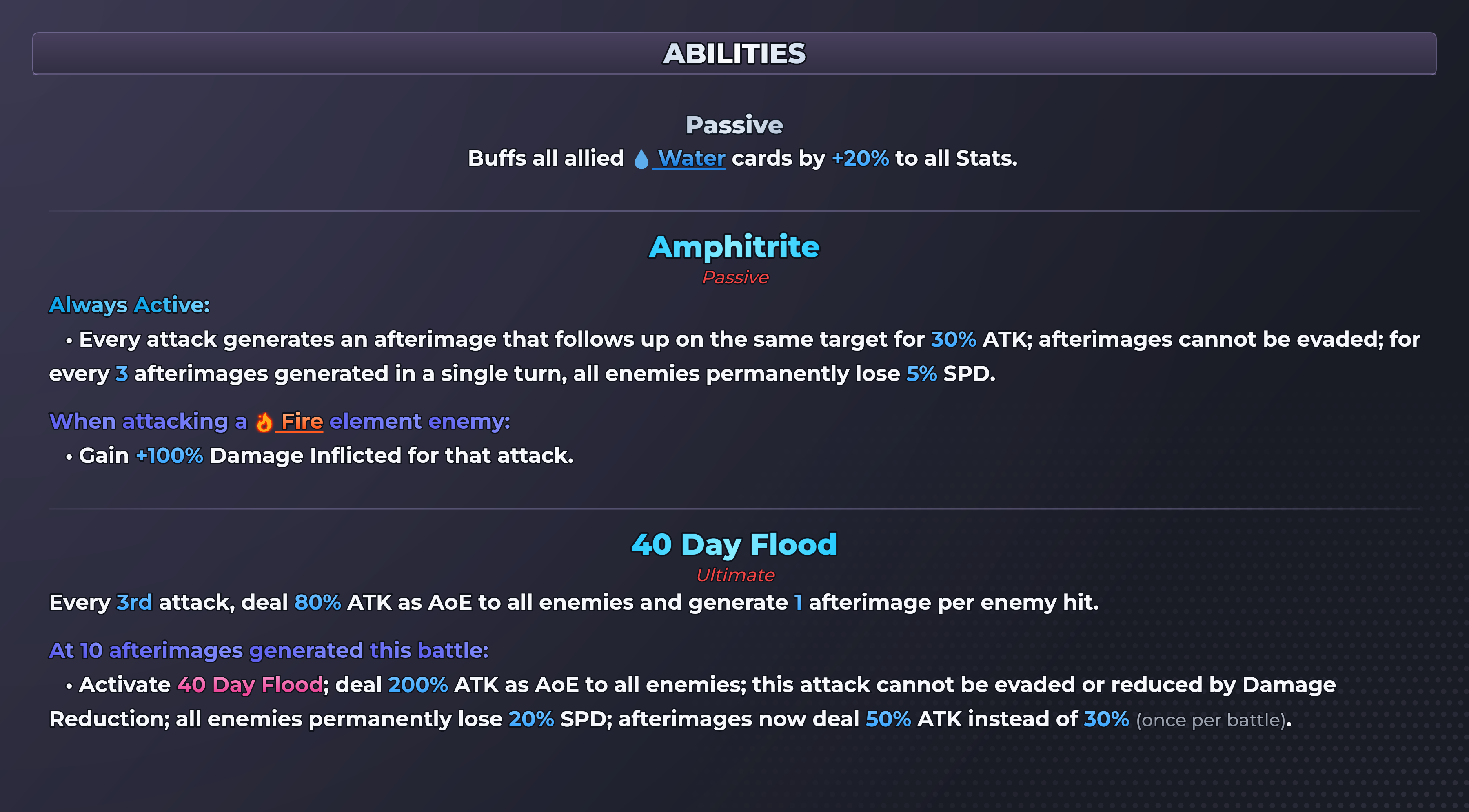 Poseidon (God of the Sea) abilities