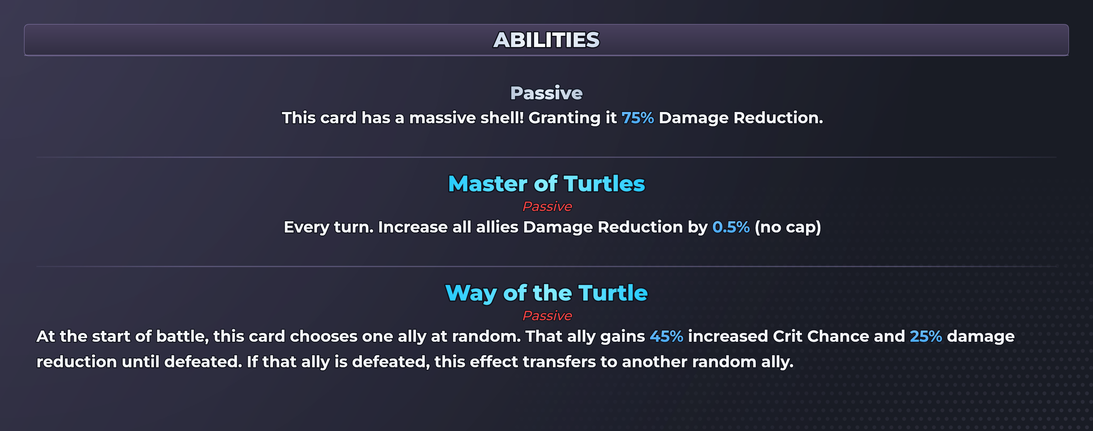Roshi abilities