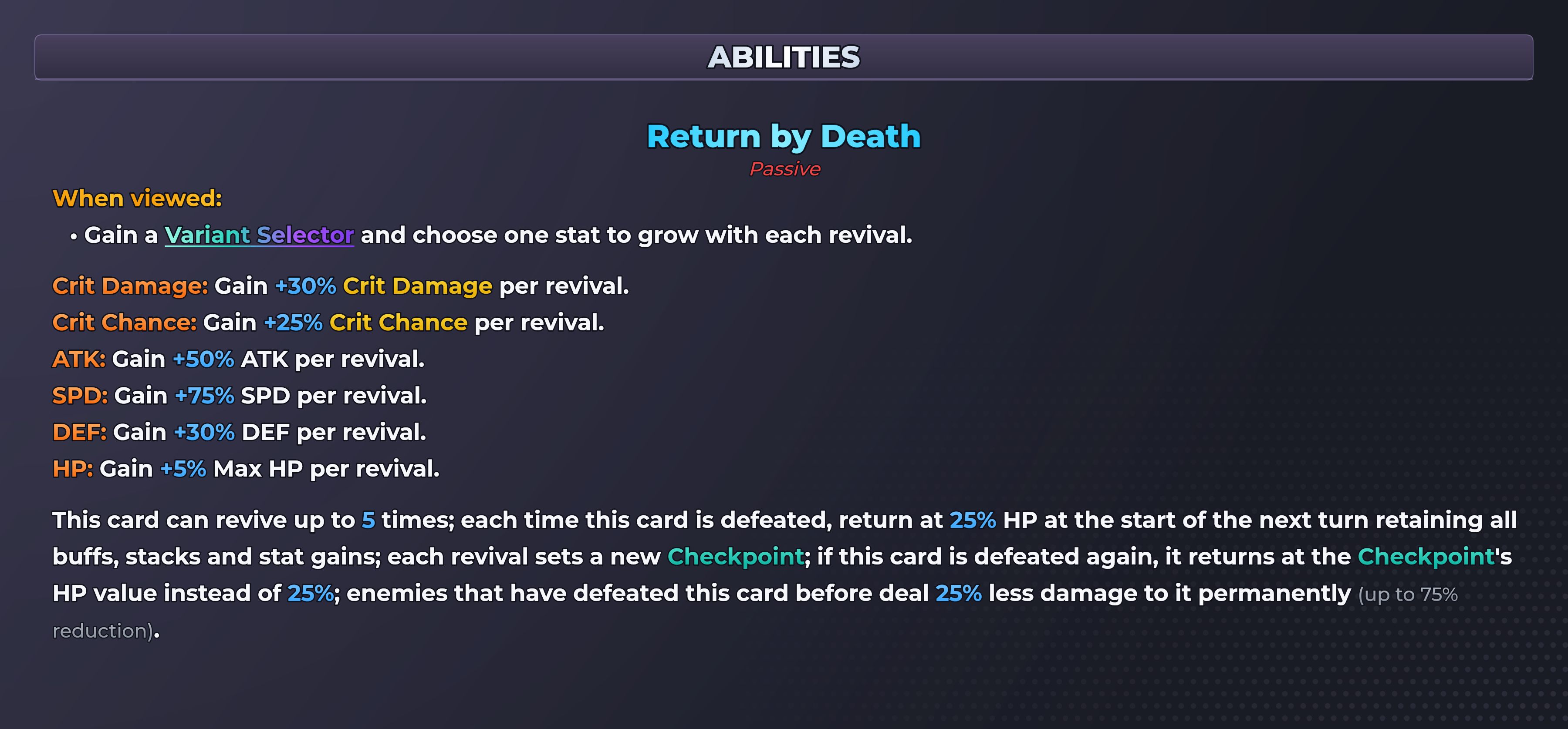 Subaru abilities