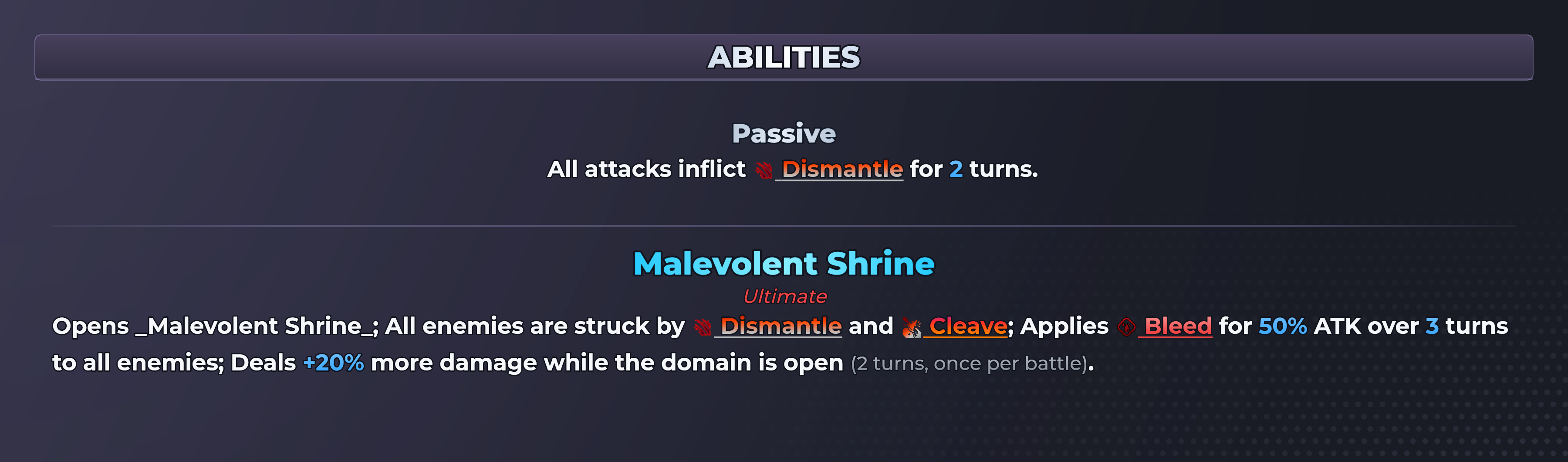 Sukuna (16 Fingers) abilities