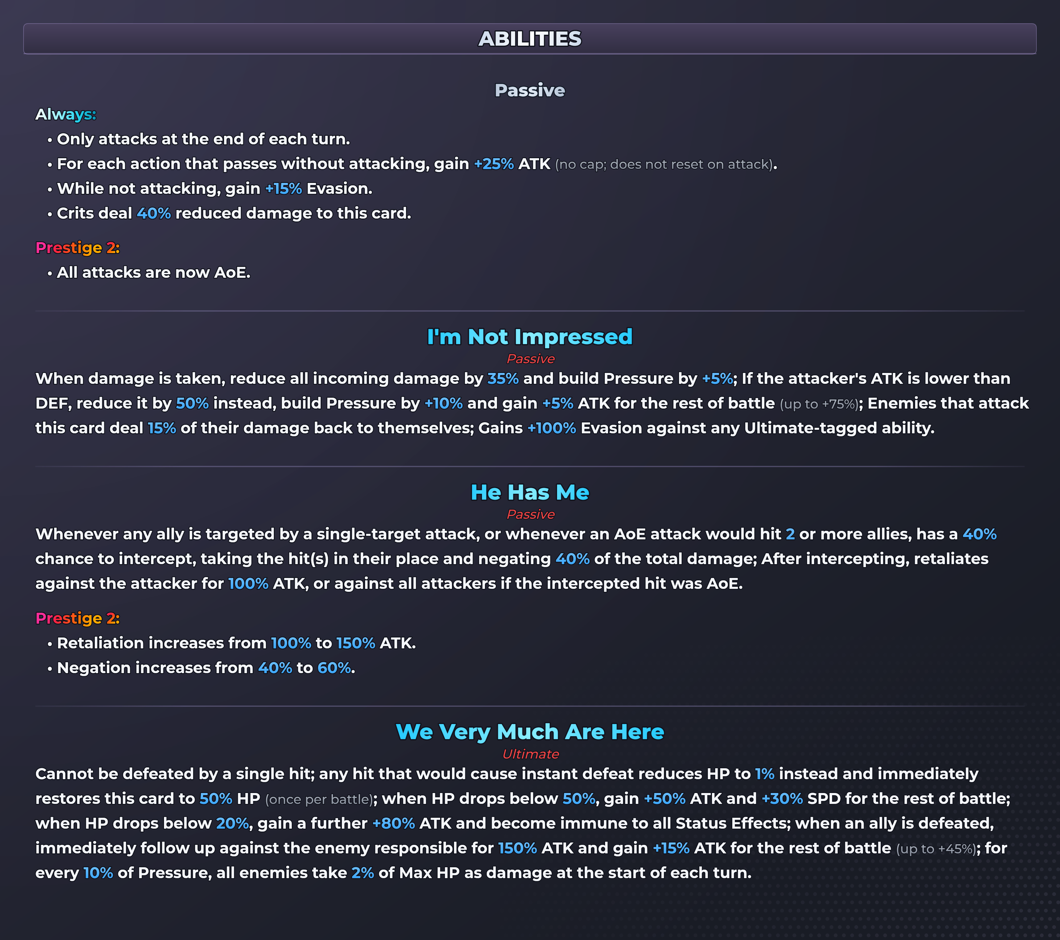 Thragg abilities