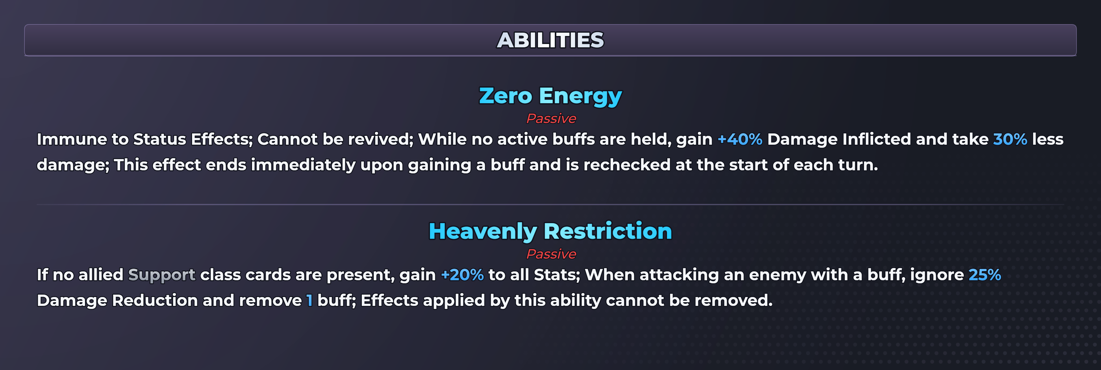 Zenin Toji abilities