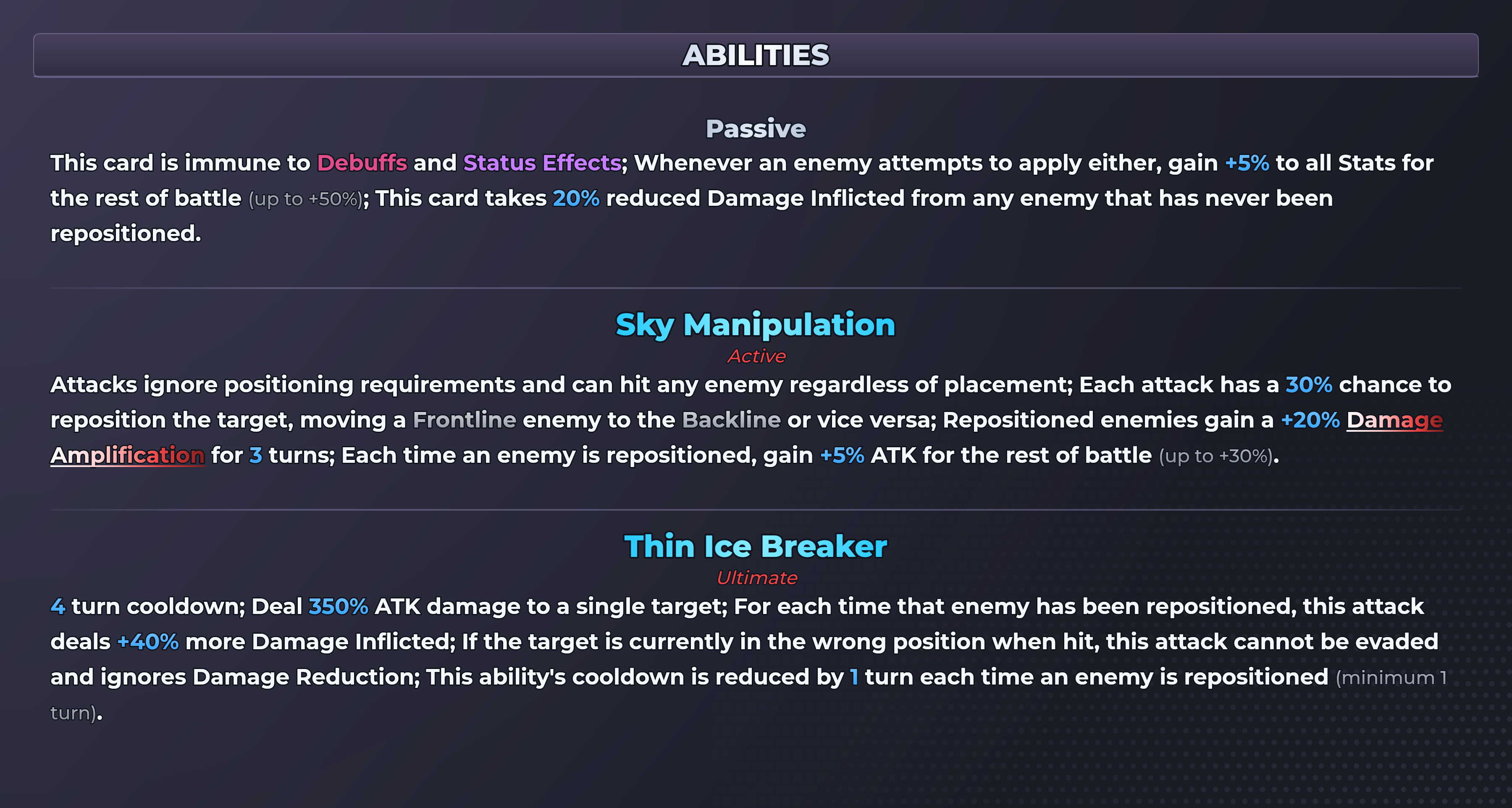Uro (Incarnation) abilities