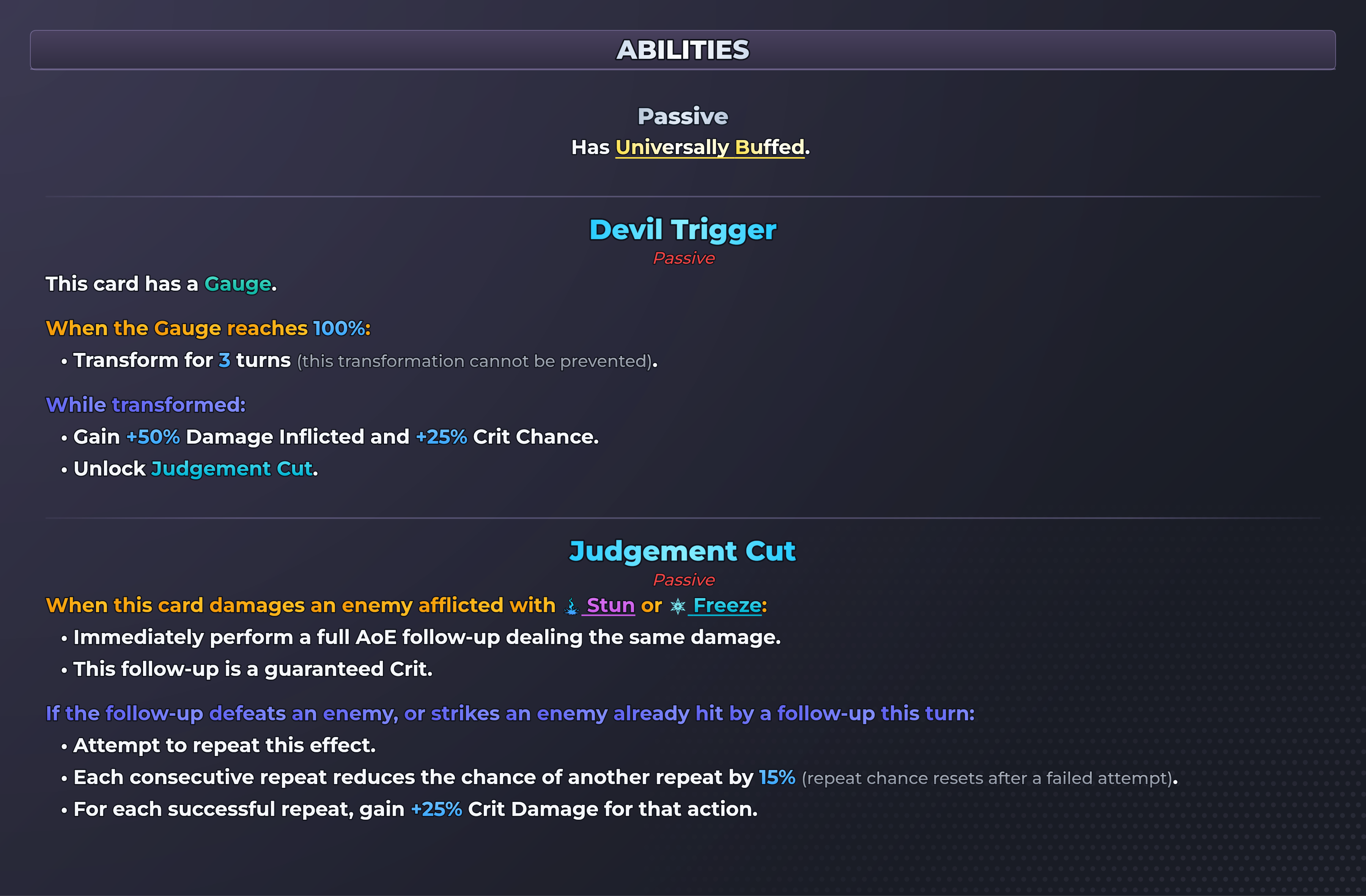 Vergil abilities